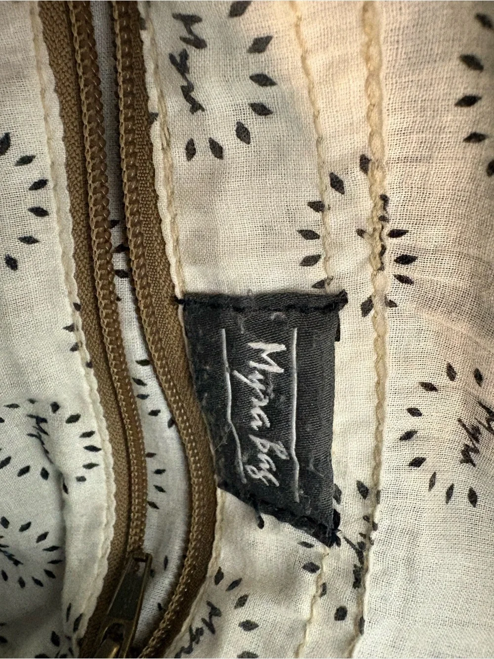 Myra Bag Brown and Black Boho Crossbody with Turquoise Accent